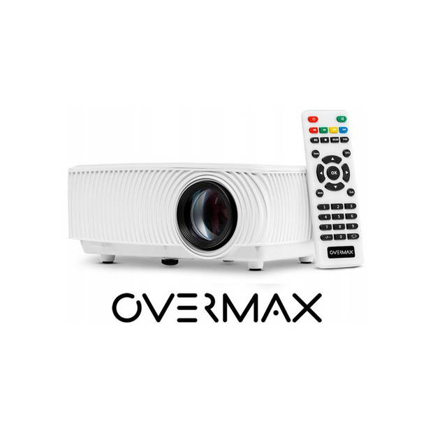 Overmax - Multipic 2.4 - Beamer- projector - LED - FULL HD - WIFI - Wit