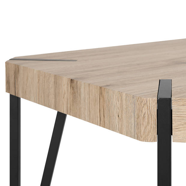 Beliani CAMBELL - Eettafel-Lichte houtkleur-MDF