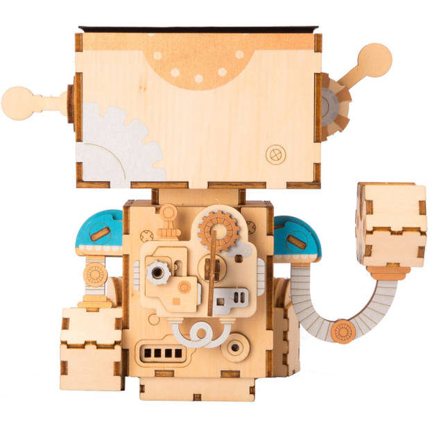 Robotime Robot FT761 - Houten modelbouw - Bloempot - DIY