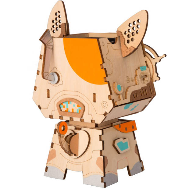 Robotime Puppy FT742- Houten modelbouw - Bloempot - DIY