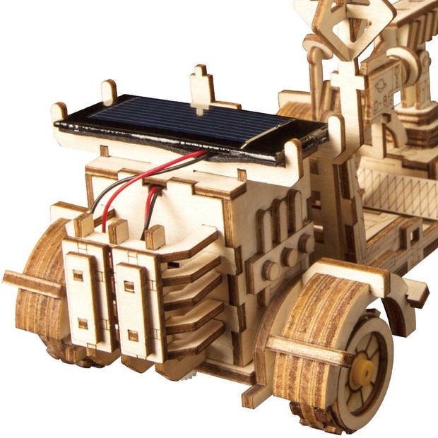 Robotime Maan Buggy met zonnecel LS401 - Houten modelbouw - DIY