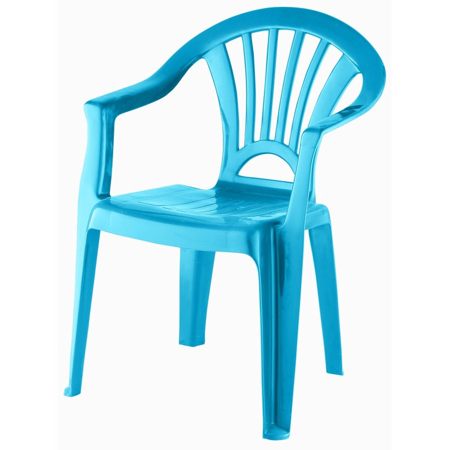 Kinderstoel blauw kunststof 37 x 31 x 51 cm Kinderstoelen | Blokker