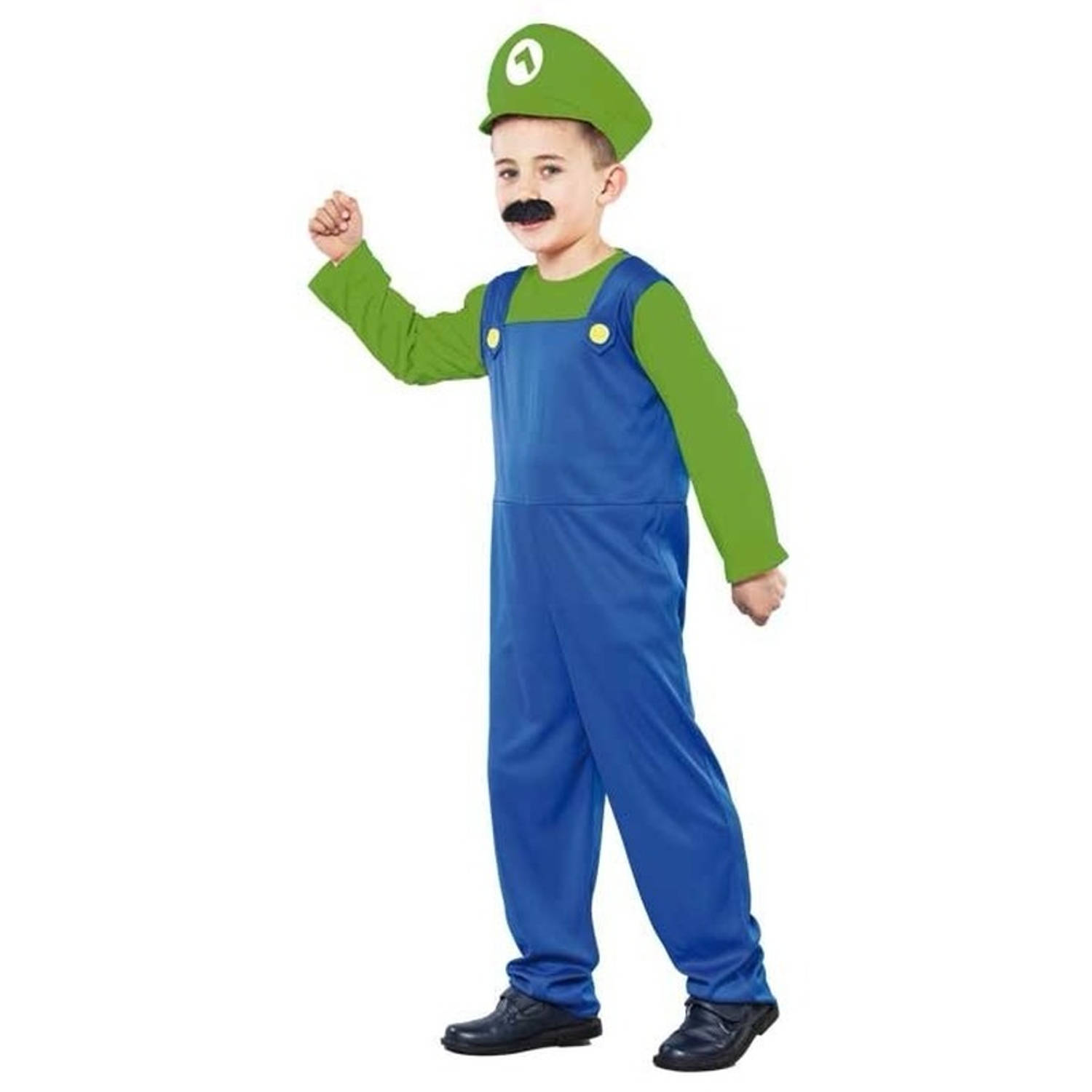 Voordelig groen loodgieters kostuum voor jongens - T-01 (S)