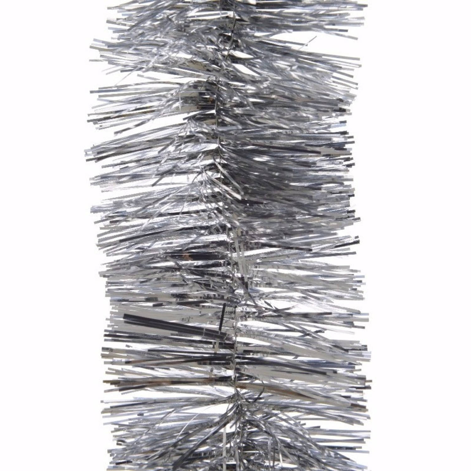 Christmas Silver kerstboom decoratie slinger zilver 270 cm - Kerstslingers