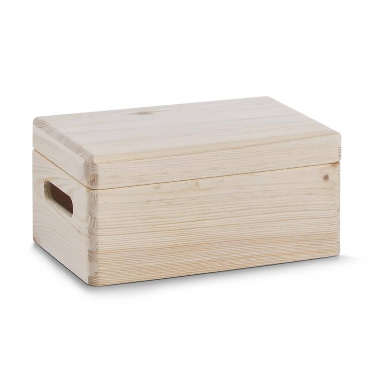 Zeller Storage Box w. lid, pine