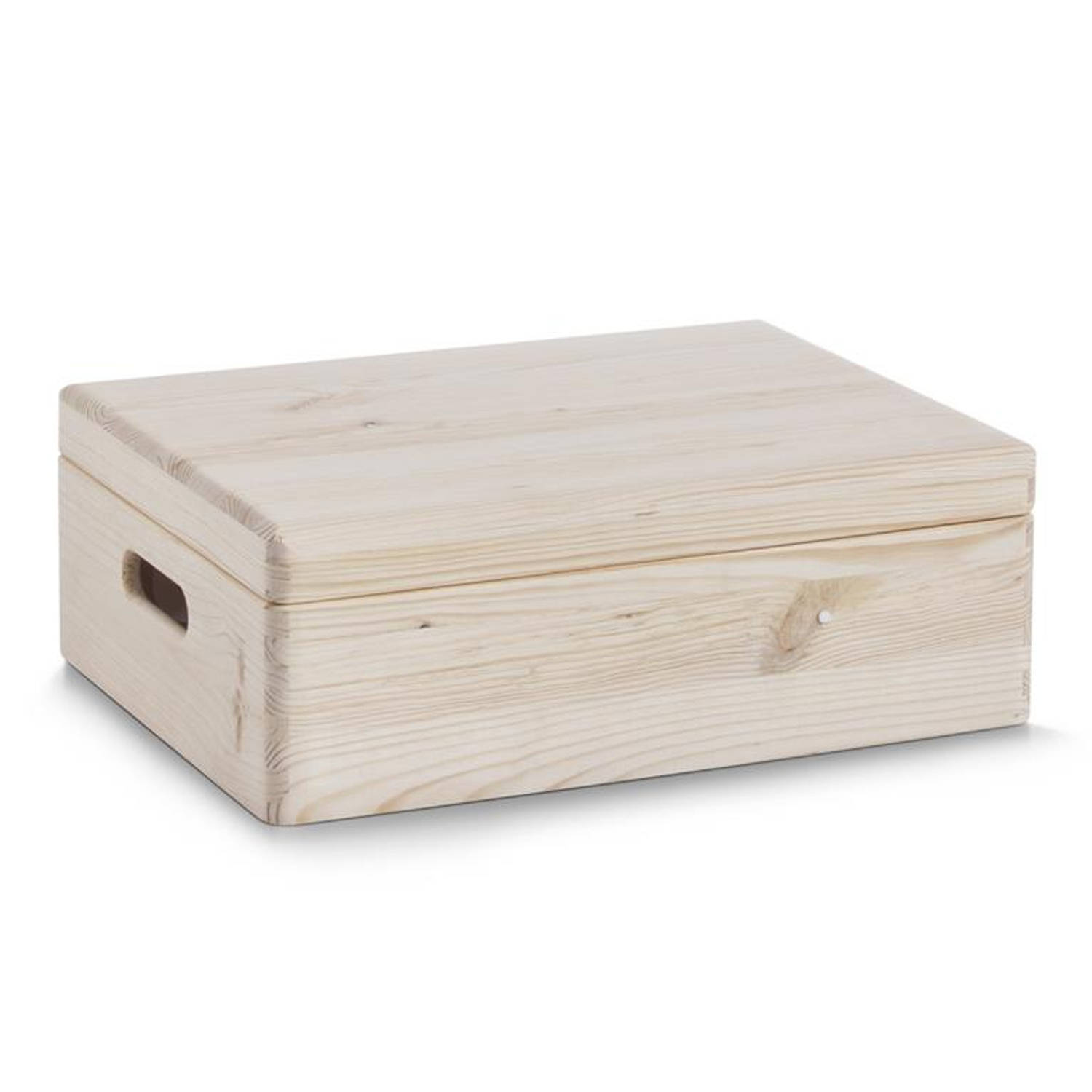 Zeller Storage Box w. lid, pine