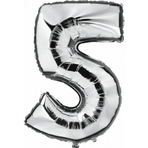 50 jaar leeftijd helium/folie ballonnen zilver feestversiering - Ballonnen