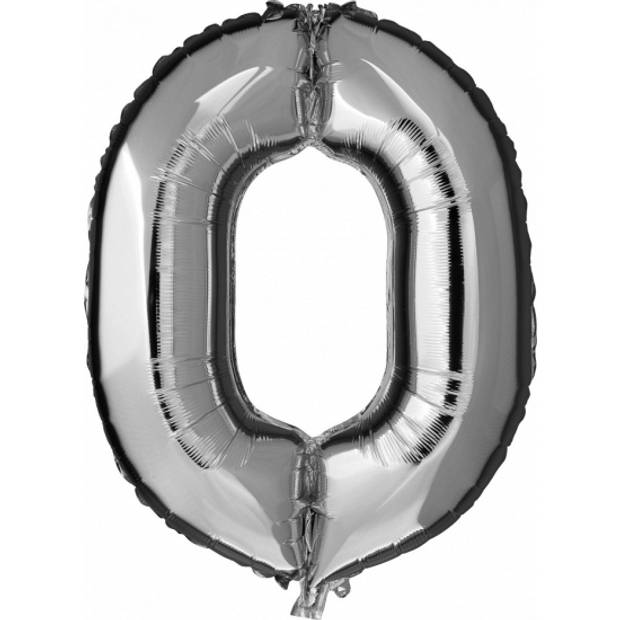 50 jaar leeftijd helium/folie ballonnen zilver feestversiering - Ballonnen