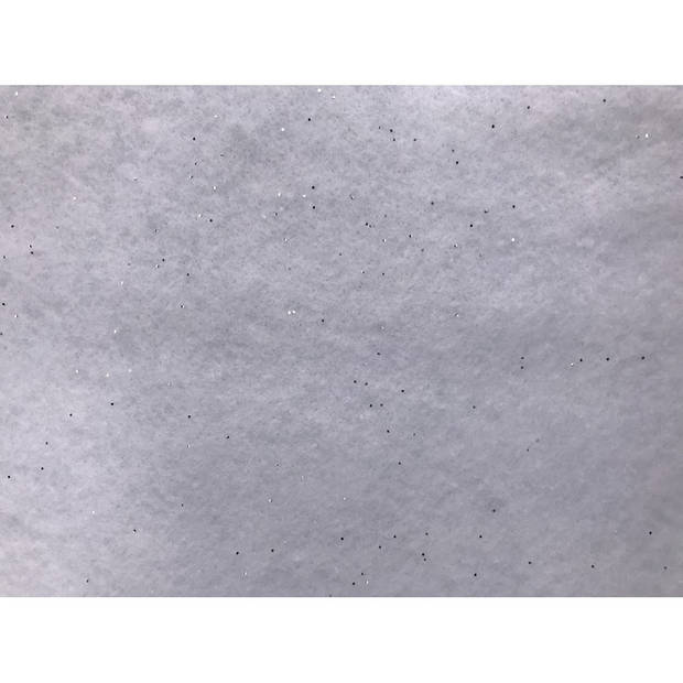 1x Sneeuw achtergrond sneeuwkleed met glitters 245 x 90 cm - Decoratiesneeuw