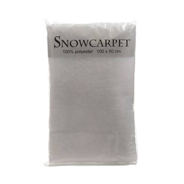 Sneeuwdeken - wit - 100 x 80 cm - sneeuwversiering - Decoratiesneeuw