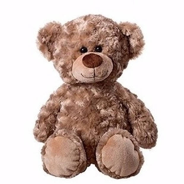 Knuffel teddybeer met I love you hart shirt 43 cm - Knuffelberen