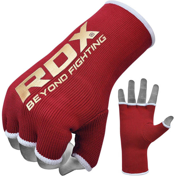 RDX Sports Hosiery Inner - Binnenhandschoenen - Zwart/Goud - Maat: M - Leer