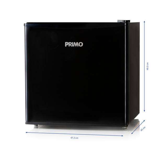 Primo PR103FR Mini koelkast - 43L - A+/F - Zwart