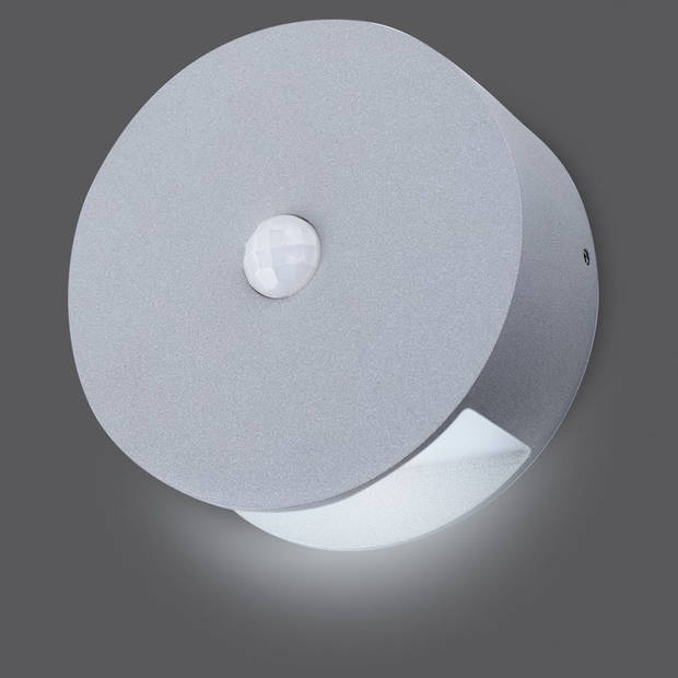 Smartwares LED-wandlamp met sensor 0,5 W grijs GOB-001-MS