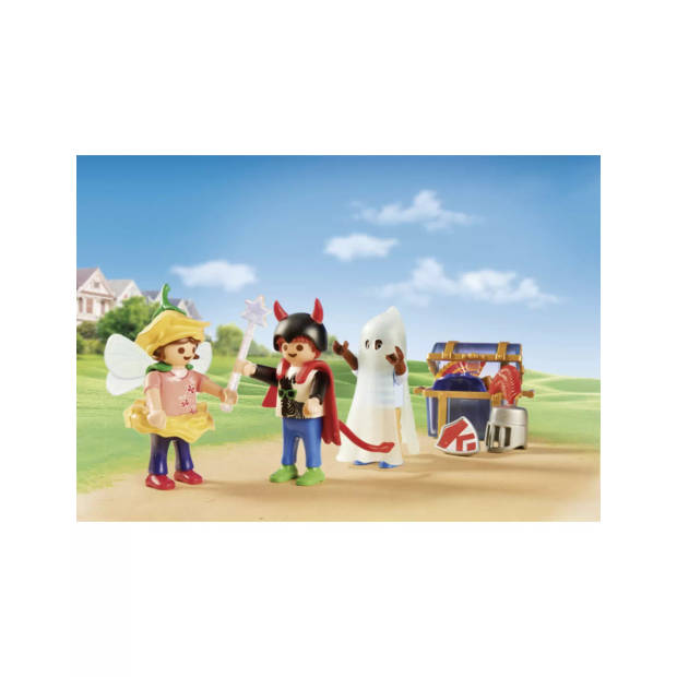 Playmobil City Life - Kinderen met verkleedkoffer 70283