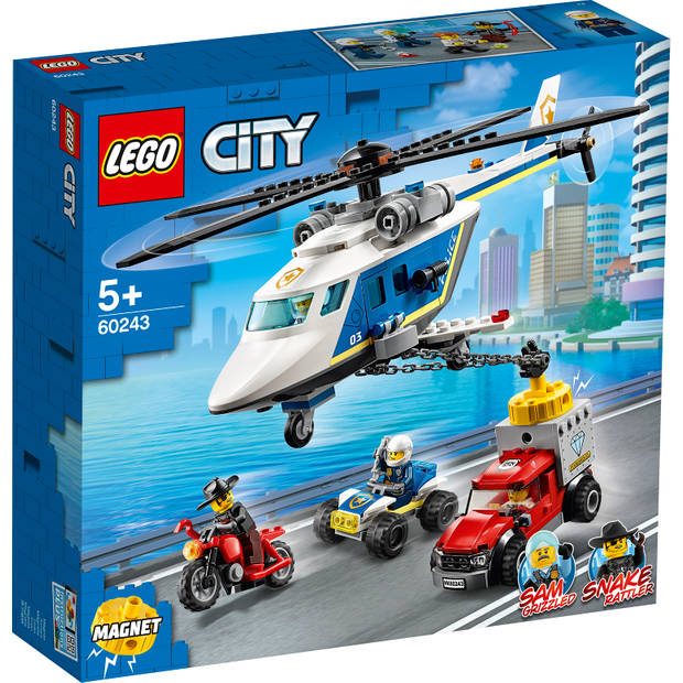 LEGO City Politiehelikopter achtervolging - 60243