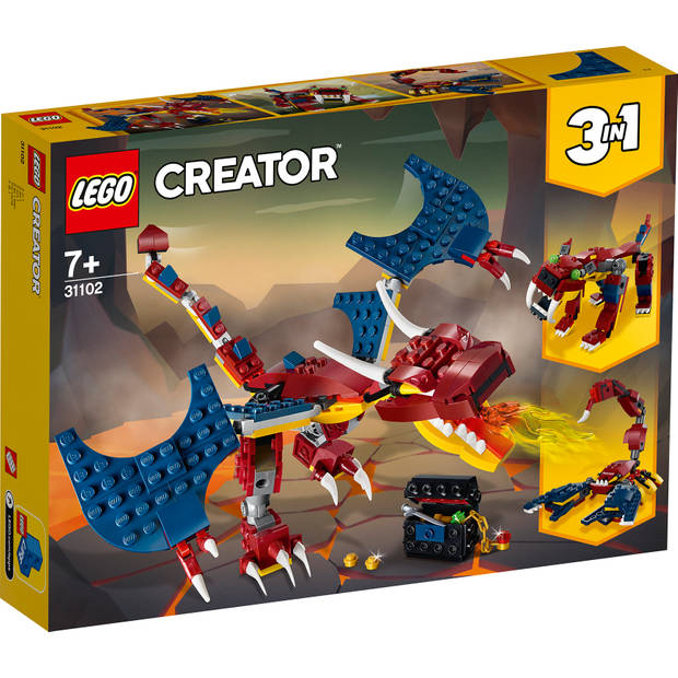 LEGO Creator vuurdraak 31102
