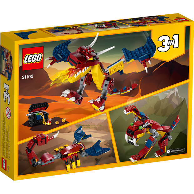 LEGO Creator vuurdraak 31102