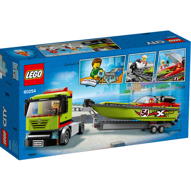 LEGO City raceboottransport 60254