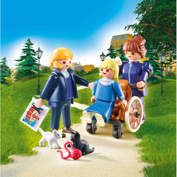 Playmobil Heidi - Klara met vader en juf Rottenmeier 70258