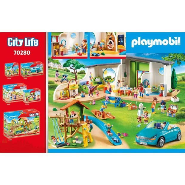 PLAYMOBIL City Life kinderopvang regenboog 70280