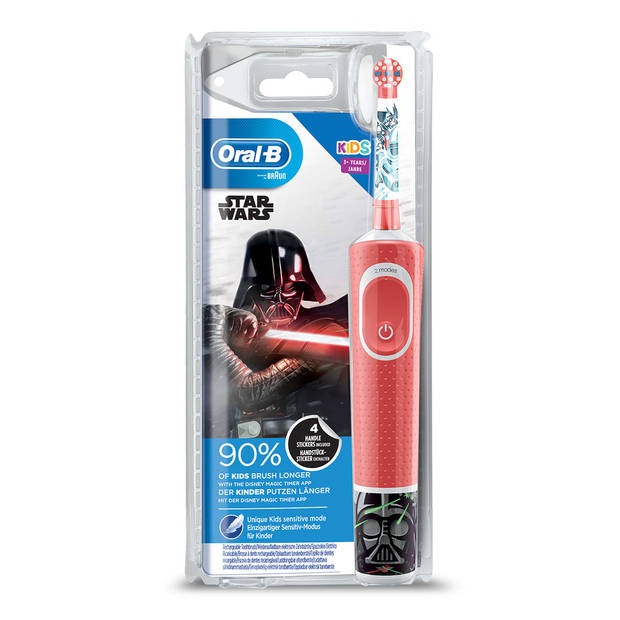 Oral-B elektrische tandenborstel Kids Star Wars - 2 poetsstanden