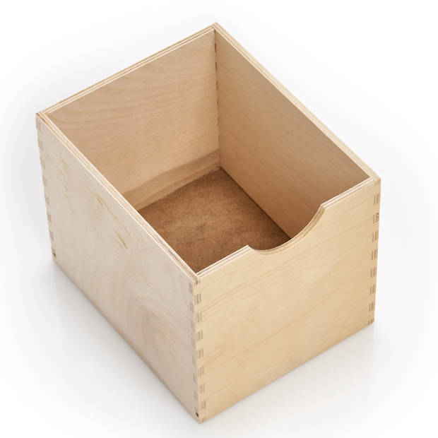 Zeller ladeblok/organizer - 2x - 5 lades - 21 x 18 x 87 cm - hout - Ladeblok