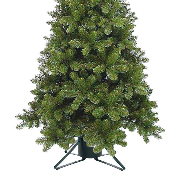 Groen metalen kerstboomvoet voor kerstboom - Kerstboom standaarden