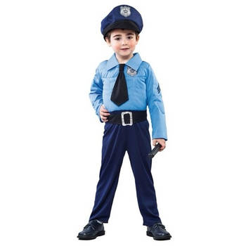 Politieman kostuum voor jongens - politie verkleedpak