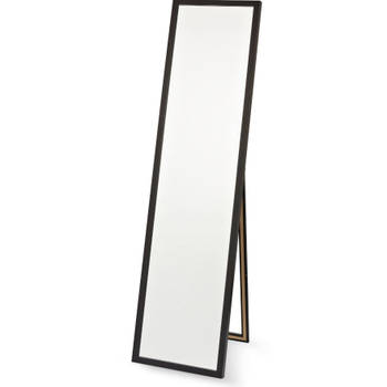 Blokker staande spiegel - 33,5 x 148 cm - zwart