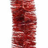 Feest lametta guirlande rood 270 cm versiering/decoratie - Feestslingers