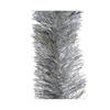 Kerst lametta guirlandes zilver 10 cm breed x 270 cm kerstboom versiering/decoratie - Kerstslingers