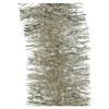 Decoris kerstslinger - licht parel/champagne - 270 x 10 cm - glans - Kerstslingers