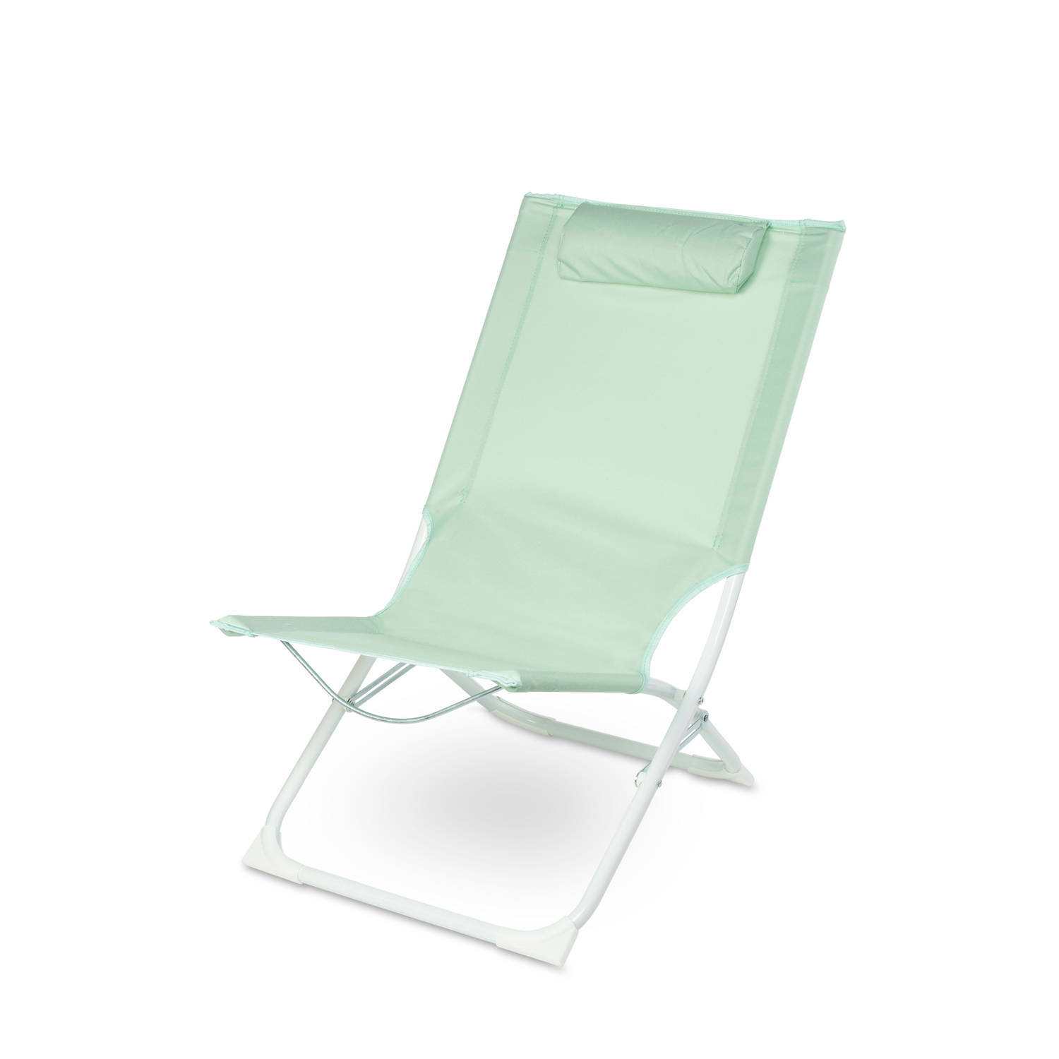 groei Nieuwe betekenis Mellow Royal Patio Strandstoel met kussen groen | Blokker