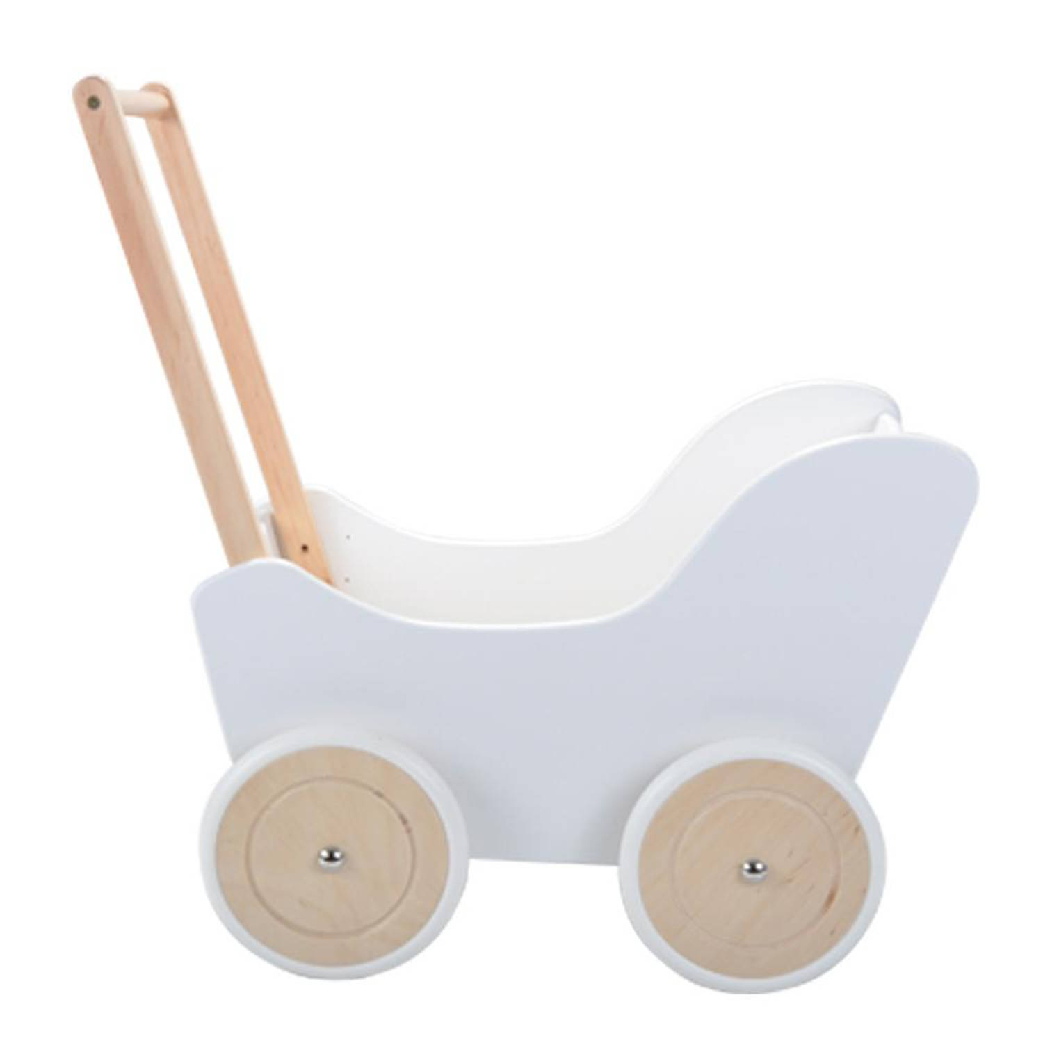 Bandits and Angels Poppenwagen Little Angel classic white