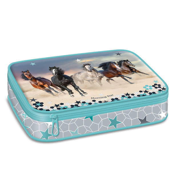 Morning Star Fabulous horses - etui - 22.5 x 15.5 x 4.5 cm - Multi