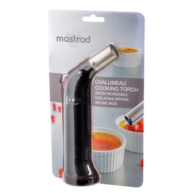 Mastrad - Creme Brulee Brander, Zwart - Mastrad