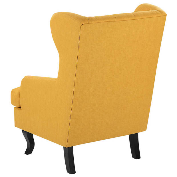 Beliani ALTA - Fauteuil-Geel-Polyester