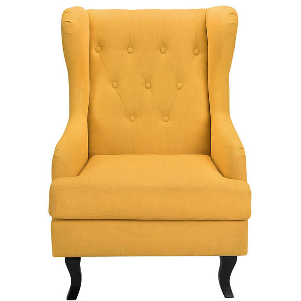 Beliani ALTA - Fauteuil-Geel-Polyester