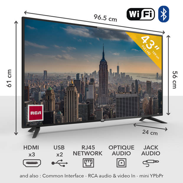 RCA RS43F2 ANDROID Smart 43 inch Full HD LED tv