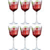 Cristal d'Arques Rode Wijnglazen Rendez-Vous 350 ml - 6 Stuks