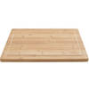 Snijplank bamboe hout rechthoek 34 cm - Snijplanken voor groente, fruit, vlees en vis - Keuken/kookbenodigdheden