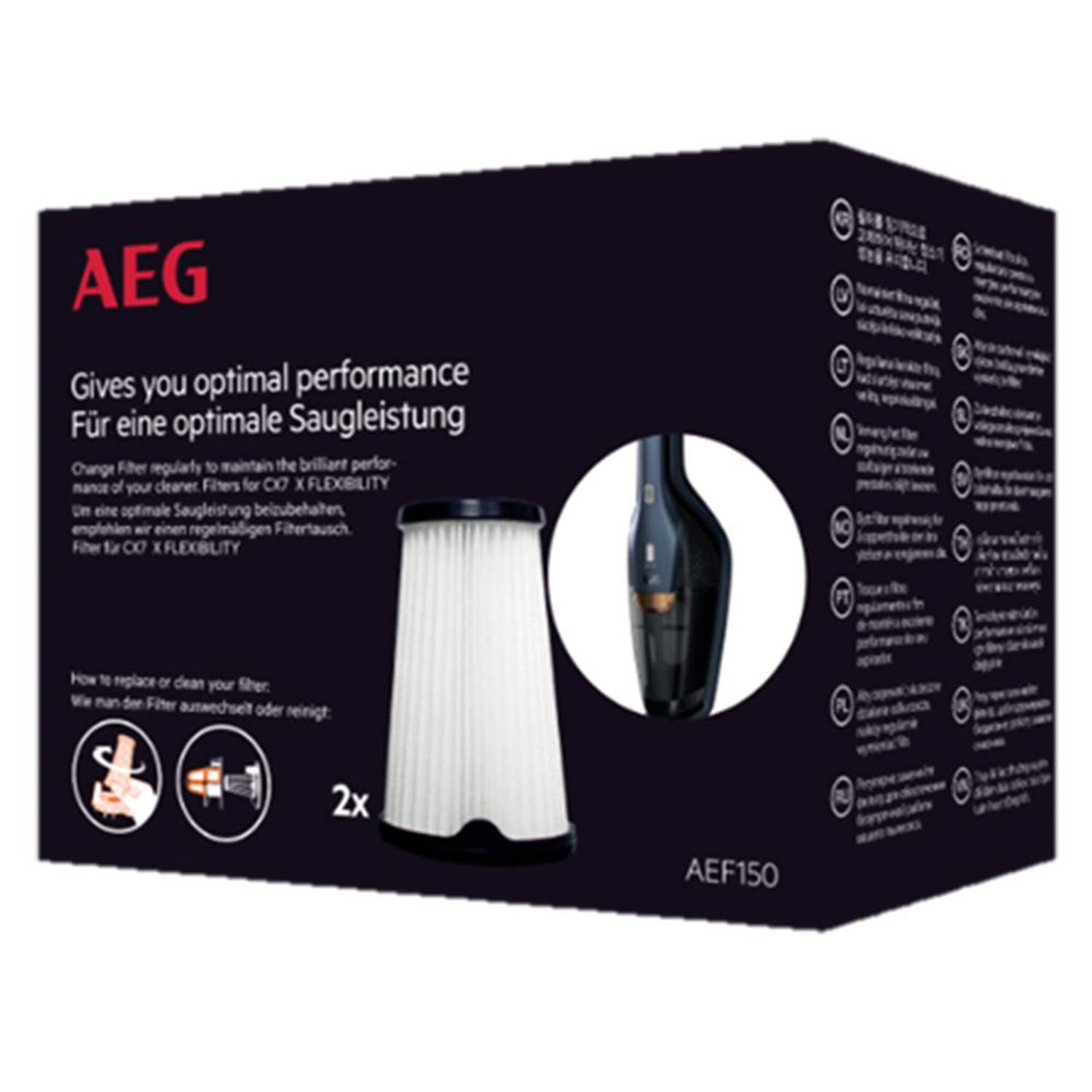 Stofzuigerfilter AEG Electrolux AEF150
