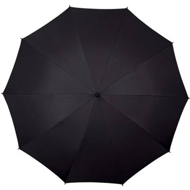 2x Stormparaplu zwart 130 cm - Paraplu's