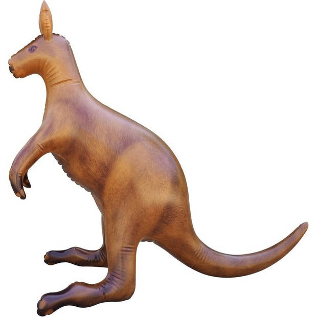 Opblaas kangoeroe dieren 102 cm realistische print - Opblaasfiguren