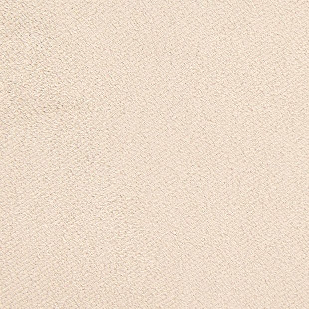 Beliani VIRGINIA - Poef-Beige-Fluweel