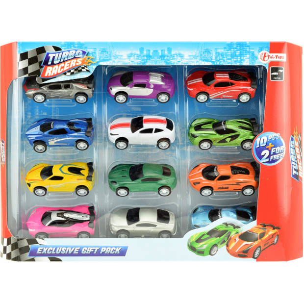 12 Turbo racers racewagens 27753A