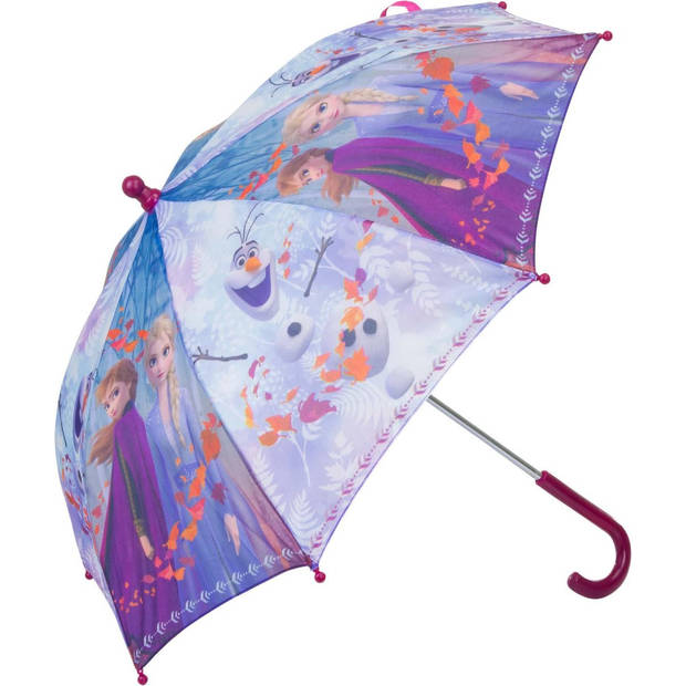 Disney paraplu Frozen II meisjes 65 x 55 cm roze/blauw