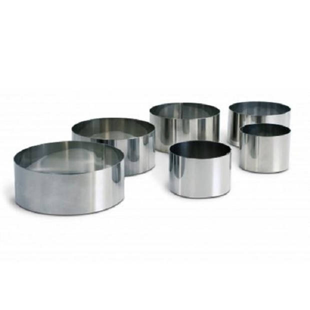 Habitas Set van 6 - Taartring / kookring - 9cm