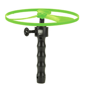 Toi-Toys flying discs Air 12 cm groen/rood 3-delig